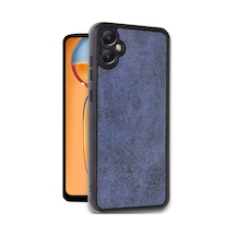 Newface - 410 - Samsung Galaxy A05 Kılıf Aras Deri Kapak - Edntrend - - Lacivert