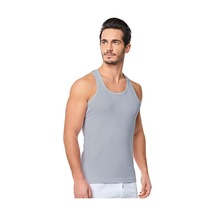 Erkek Gri 6 Adet %100 Pamuklu Ribana Sporcu Atlet Seher003 Gri