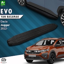 S-dizayn Dacia Jogger Evo Siyah Yan Basamak 213 Cm 2022 Üzeri A+ Kalite