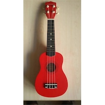 Gonzales Xu2101-Rd Kırmızı Renk 4 Telli Ukulele Gitar