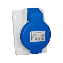 Schneider 3x16A Eğik Makine Prizi Ip 44 Monofaze 230 Volt Pkf16F4