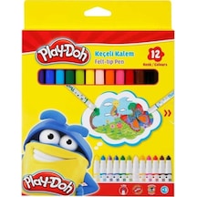 Play-Doh Keçeli Kalem Karton Kutu 5 Mm 12 Renk Ke007