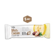 Muz Ve Kakao Aromalı Protein Bar 45 G Protein İçeren Atıştırmalık Ve Sporcu Barı 5 Adet