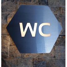 Honeycomb Serisi Işıklı Wc Yönlendirme Tabelası (496963907)