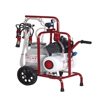 Tek Sağım Yağlı Sistem 30 Lt Alüminyum Güğümlü Süt Sağım Makinesi