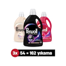 Perwoll Hassas Bakım Sıvı Çamaşır Deterjanı Renkli 2970 ML + Siyah 2970 ML + Beyaz 2700 ML