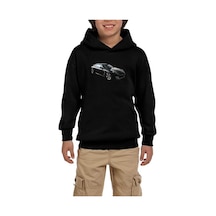 Zepplin Giyim Porsche Panamera Siyah Çocuk Kapşonlu Sweatshirt
