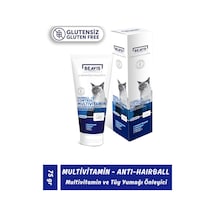 Anti-hairball, Tüy Yumağı Önleyici Multivitamin Ve Sindirim Sistemi Desteği Kedi Macunu Past 75 Ml