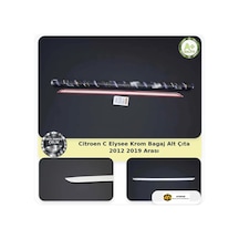 Citroen C-elysee Krom Bagaj Alt Çıta 2012-2019 Arası
