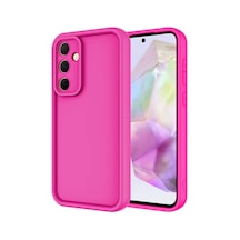 Galaxy A55 Uyumlu Renkli Tasarımlı Kamera Korumalı Silikon Kapak
