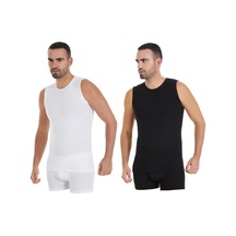 6'lı Paket Erkek Modal Sıfır Kol Atlet 001