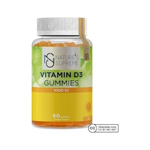 Natures Supreme Vitamin D3 Gummies 60 Çiğnenebilir Form Portakal