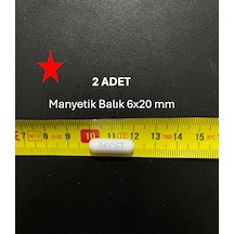 Manyetik Balık 6x20 Mm - Boy:20 Mm - Çap:6 Mm 2 Adet/pk