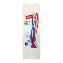 Roll-up Plastik Şeffaf Bıçak 10'lu 5 Adet Çok Renkli