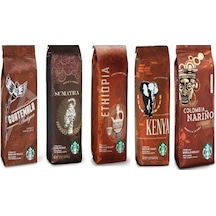 Starbucks Deneme Paketi Filtre Kahve 5x250 G 5 Paket Çekirdek Kahve