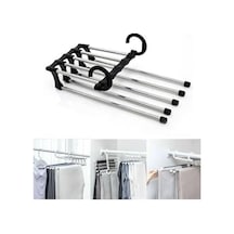 Hareketli Katlanabilir Askı Dolap Içi Kumaş Kot Pantolon Askısı 5 In 1 Eşarp Askılığı Çoklu Askılık 4 Renk