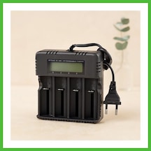 Vaveni 4 Yuvalı Li-ion Pil Şarj Cihazı 3000ma 4.2v 18650/26650/16340 Uyumlu Arz