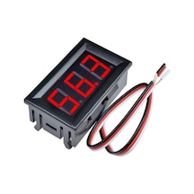 0.56 inch 0-100V DC 3 Kablolu Dijital Panel Kırmızı Voltmetre Düşük Kalite