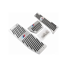 Autogp Bmw E36 Pedal Seti Takımı Otomotik 3 Parça ///m Logolu Vidalı Agp-pdl-m-229