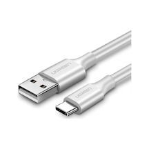 Usb Type-c Şarj Ve Data Kablosu, 1 Metre, Beyaz Diğer