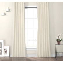 Evdepo Home Deniz Soft Pileli Fon Perde Krem