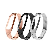 Xiaomi Mi Band 6 Uyumlu Krd-04 Metal Zore Kordon-lacivert