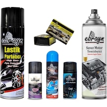 Motor Klima Temizleyici Lastik Parlatıcı Koku Sünger Ebrayn 7 Prç