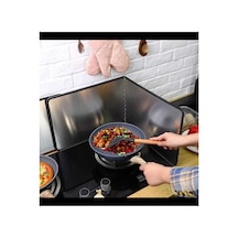 Yağ Sıçratmaz Ocak Arkası Koruyucu 60x30 Cm Paslanmaz Metal Sac Standart