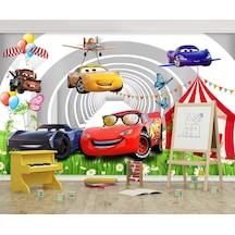 Şimşek Mcqueen Çocuk Odası Duvar Kağıdı (397455463)