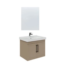 Creavit D20 65 Cm Kapaklı Dikdörtgen Ayna Banyo Takımı Dafne