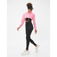 Koton Basic Spor Tayt Ekstra Yüksek Bel Siyah 4wak40072nk 4WAK40072NK999 Siyah