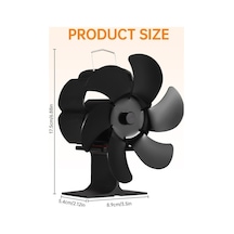 Createtech Ve Taşıma Ta Soba Siyah Saplı Korumalı Kanatlı Isınma Isı Güçlü Fanı Aşırı 6 Km Hızlı Soğutma