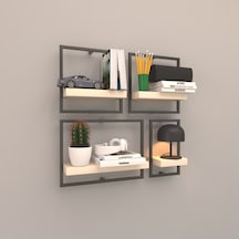 Rafkestir Milano Raf Seti - Model 3 Krem ( Mat )