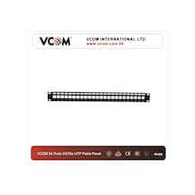 Vcom D15324 24 Port Cat5 Utp Rack M.Patch Panel