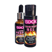 Sıxx Bay Ve Bayanlara Uygunlubrıkant60 Ml Jel + Kadınlara Özel Cinseldamla