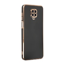 Xiaomi Redmi Note 9 Pro Uyumlu Kılıf Volet Silikon - Siyah