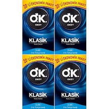 Okey Klasik Prezervatif 4 x 20'li