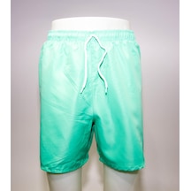 Erkek Deniz Şortu  Kısa Boardshort Fileli Yeşil Meridyendukkan Trıbord Yeşil