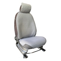 Oto Koltuk Minderi Oto Koltuk Kılıfı 2 Li Set Gri