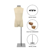 Pantolon Giyebilen 48 Beden Erkek Terzi Mankeni İğne Batmaz 2