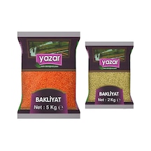 Yazar Kırmızı Mercimek 5 KG + Yeşil Mercimek 2 KG