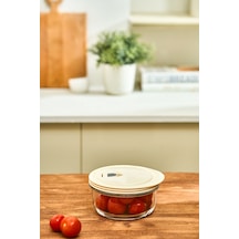 Karaca  Cream Vakumlu Saklama Kabı 0.6 Lt