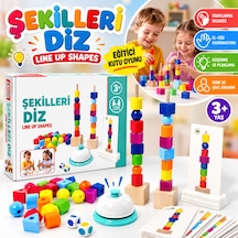 Rd5660 Şekilleri Diz Lineup Shapes Eğitici Kutu Oyunu