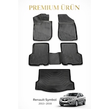 Renault Symbol 2013-2018 Uyumlu 3d Oto Paspas Ve Bagaj Havuzu Set Premium Renault Symbol 2013-2018 Uyumlu 3d Oto Paspas Ve Bagaj Havuzu Set Premium