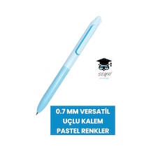 0.7 Mm Versatil Uçlu Kalem Pastel Renkler Amerika Markası Writech Üretimi Mavi