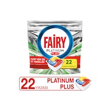 Fairy Platinum Plus Limon Kokulu 22 Yıkama Bulaşık Makinesi Deterjanı Tableti - Kapsülü