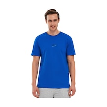 Skechers Erkek Mavi T-shirt S241007-403 Mavi 