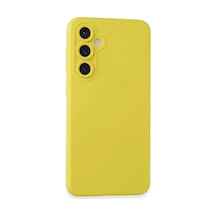 Herşeytrend Samsung Galaxy Uyumlu S24 Kılıf Nano İçi Kadife Silikon - Sarı Çok Renkli