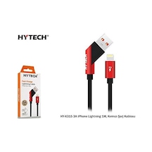 Hy-x315 3a Lightning 1m, Kırmızı Şarj Kablosu