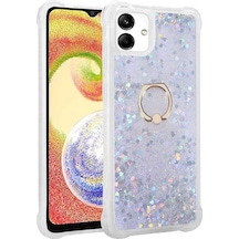 Butam Bilişim Galaxy Uyumlu A04 Kılıf Milce Kapak - Gümüş Gümüş